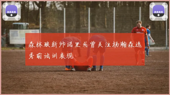 森林狼新帅诺里或曾关注杨瀚森选秀前试训表现